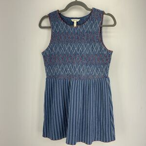 Matilda Jane Womens‎ Medium Roxie Smocked Tank Tunic Top Peplum Boho Cottagecore